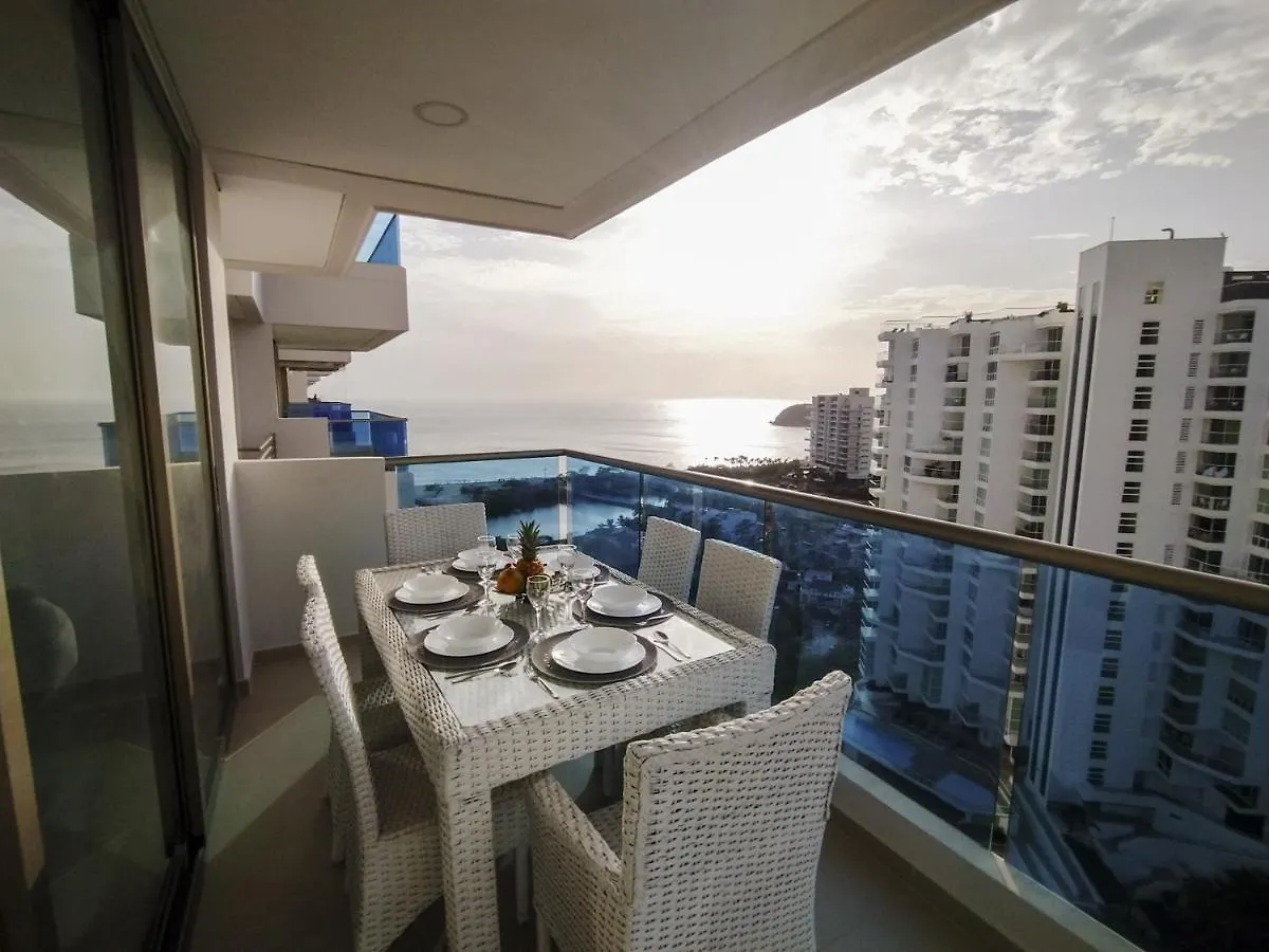 Apartment Santa Marta, Apartamentos Frente Al Mar En Samaria Club De Playa, Sector Pozos Colorados Santa Marta